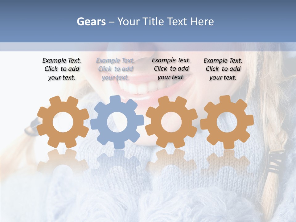 Headshot Fashion Isolated PowerPoint Template