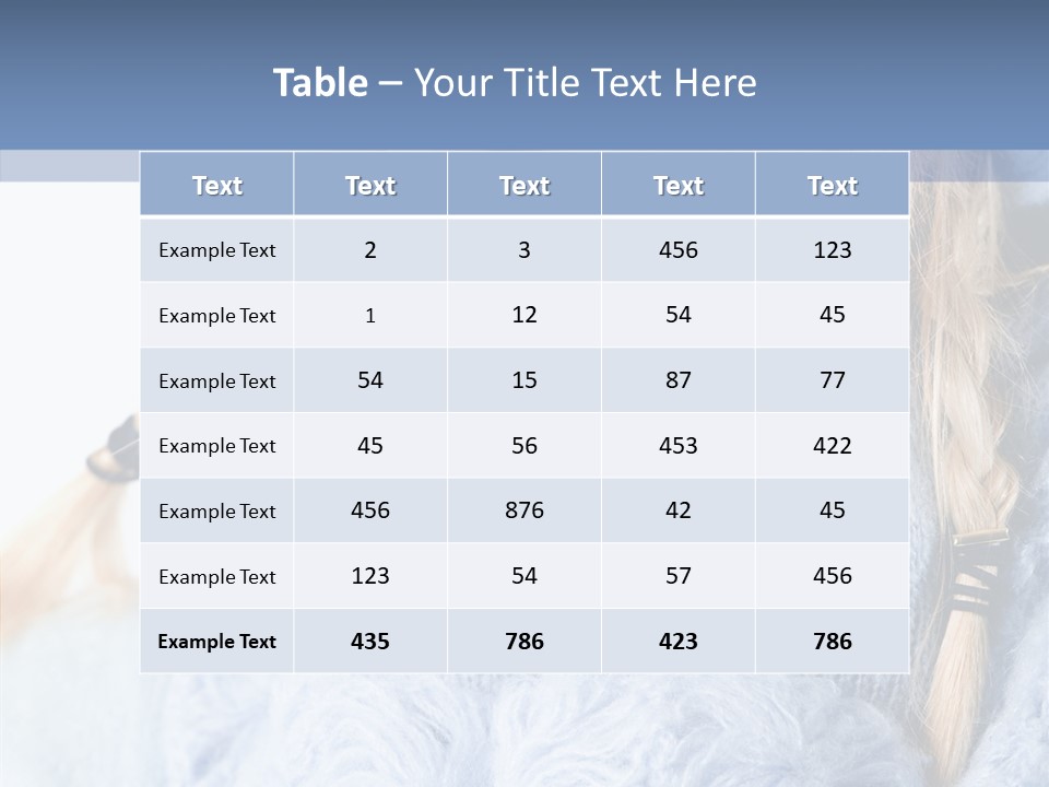 Headshot Fashion Isolated PowerPoint Template