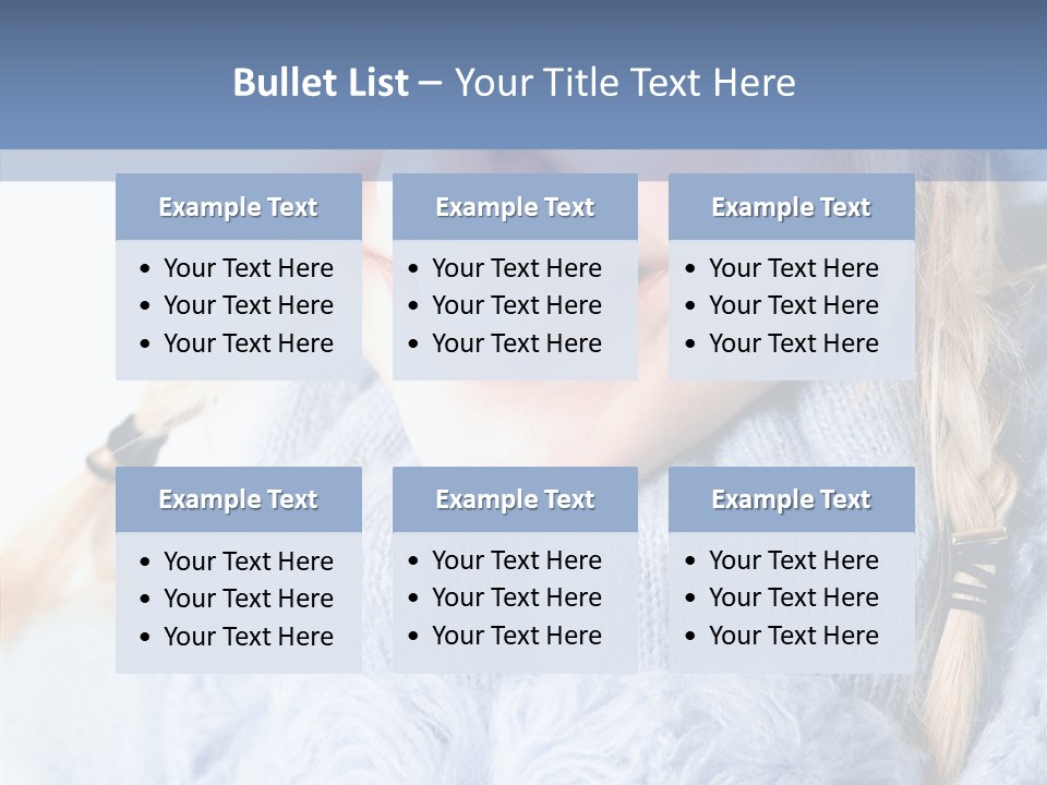 Headshot Fashion Isolated PowerPoint Template