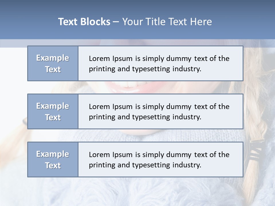 Headshot Fashion Isolated PowerPoint Template