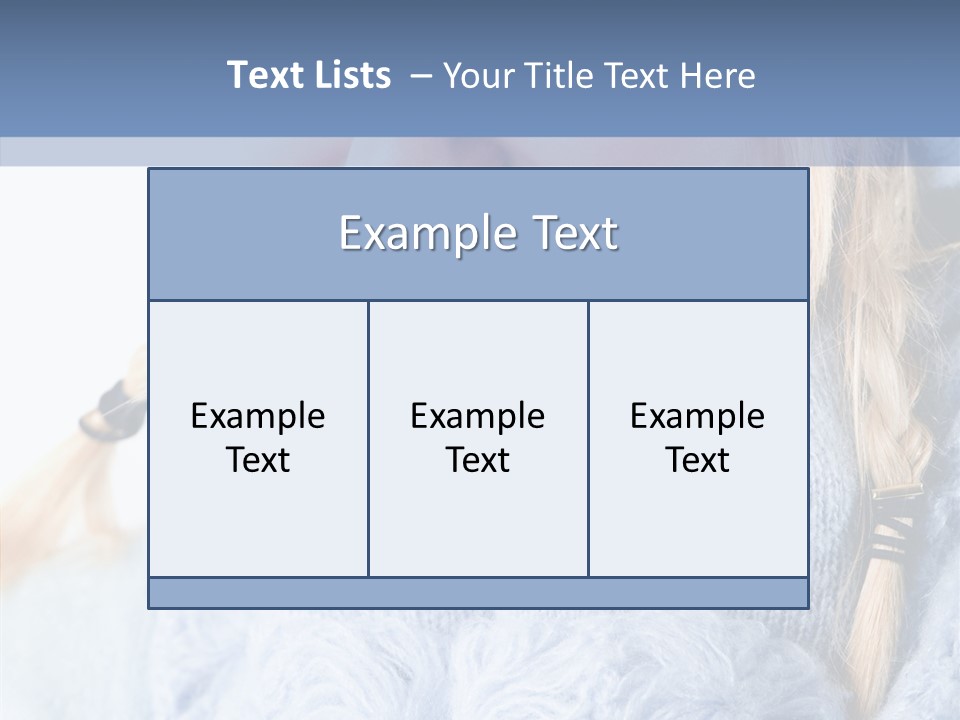 Headshot Fashion Isolated PowerPoint Template