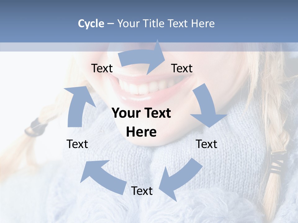 Headshot Fashion Isolated PowerPoint Template