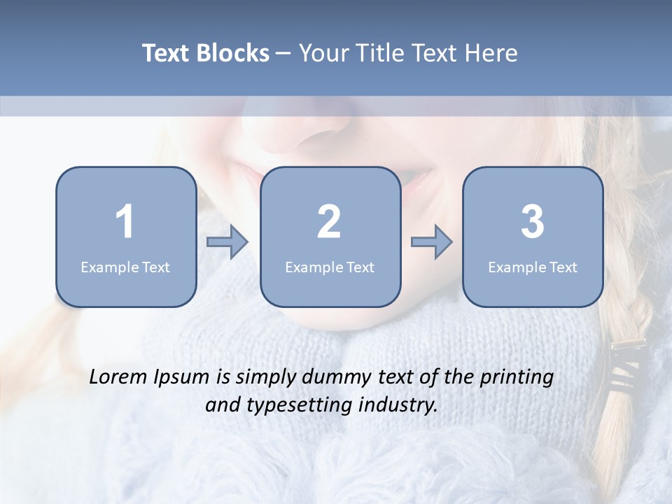 Headshot Fashion Isolated PowerPoint Template