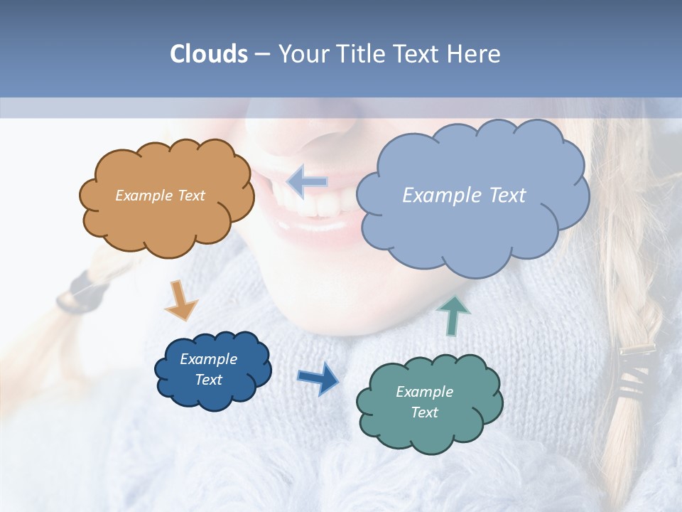 Headshot Fashion Isolated PowerPoint Template