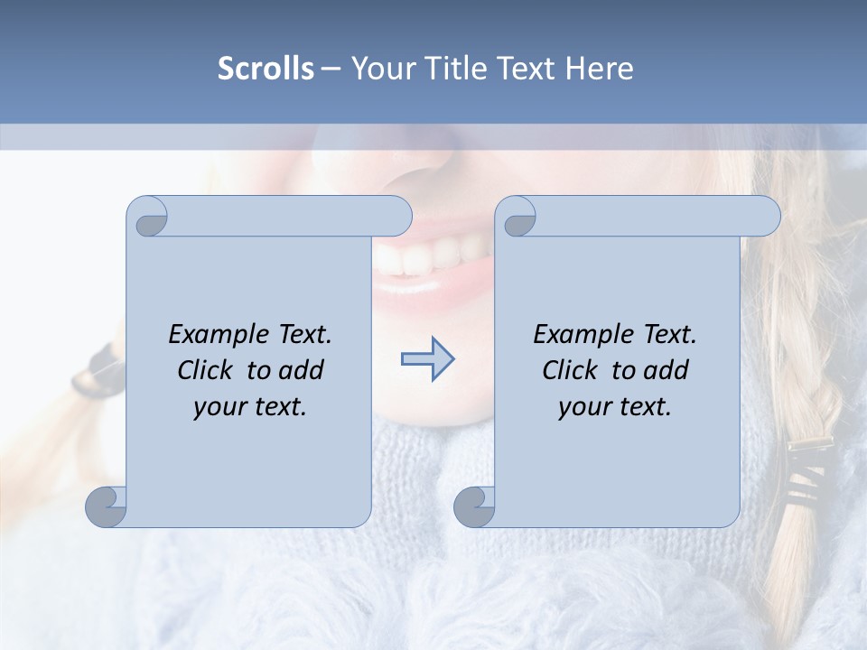 Headshot Fashion Isolated PowerPoint Template