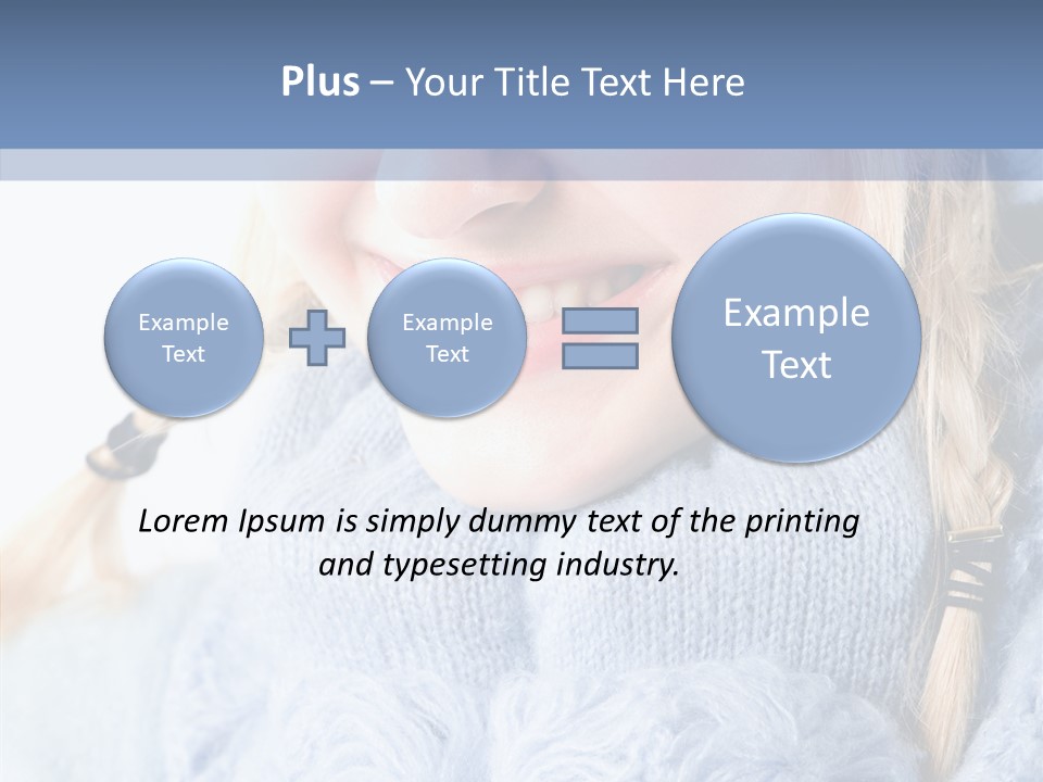 Headshot Fashion Isolated PowerPoint Template