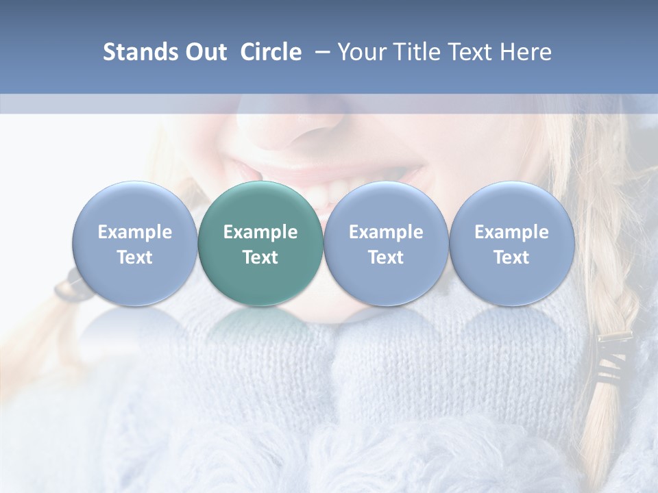 Headshot Fashion Isolated PowerPoint Template