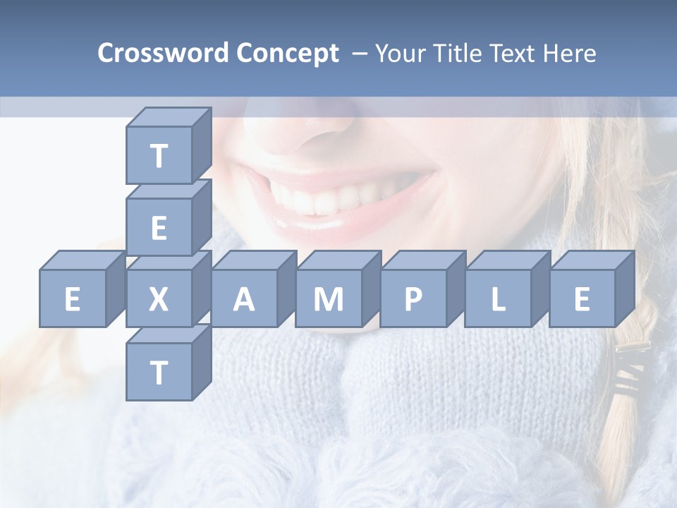 Headshot Fashion Isolated PowerPoint Template