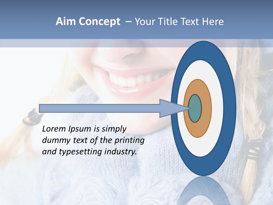 Headshot Fashion Isolated PowerPoint Template