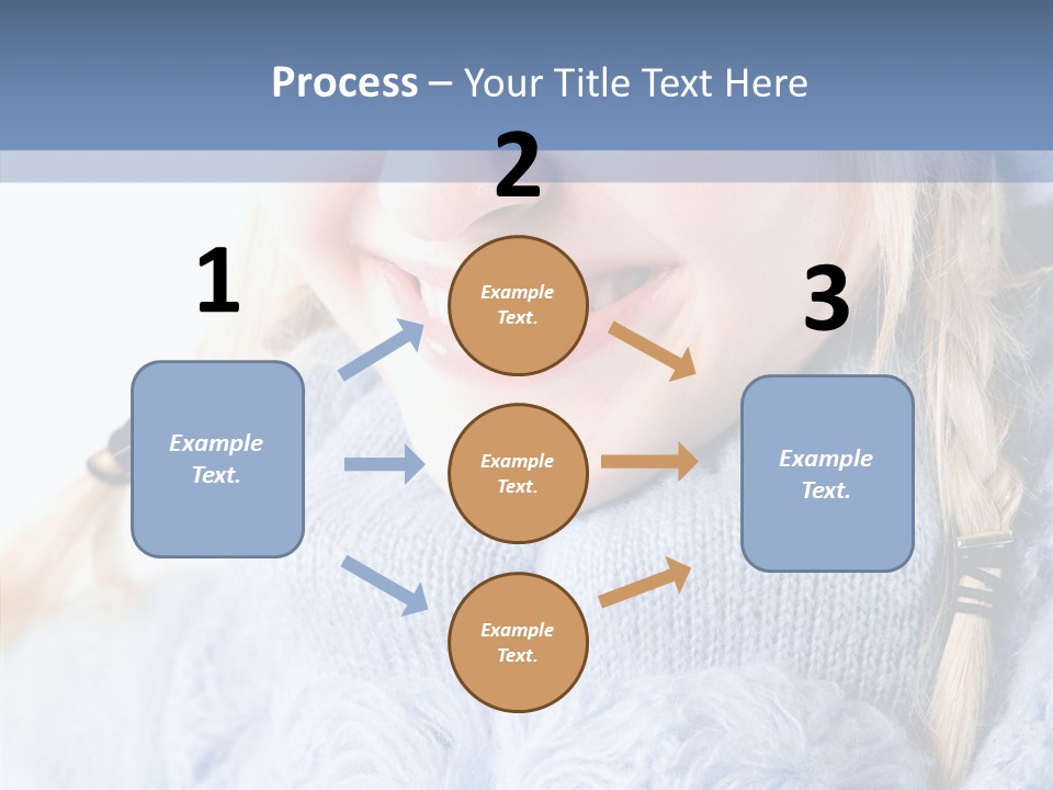 Headshot Fashion Isolated PowerPoint Template