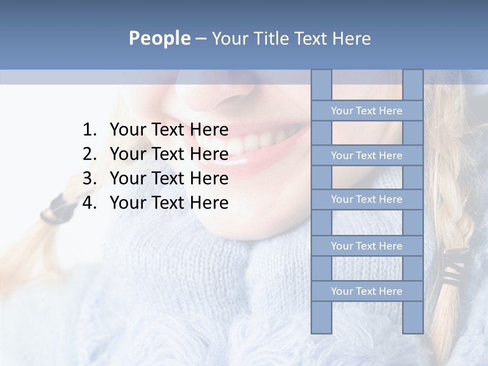 Headshot Fashion Isolated PowerPoint Template