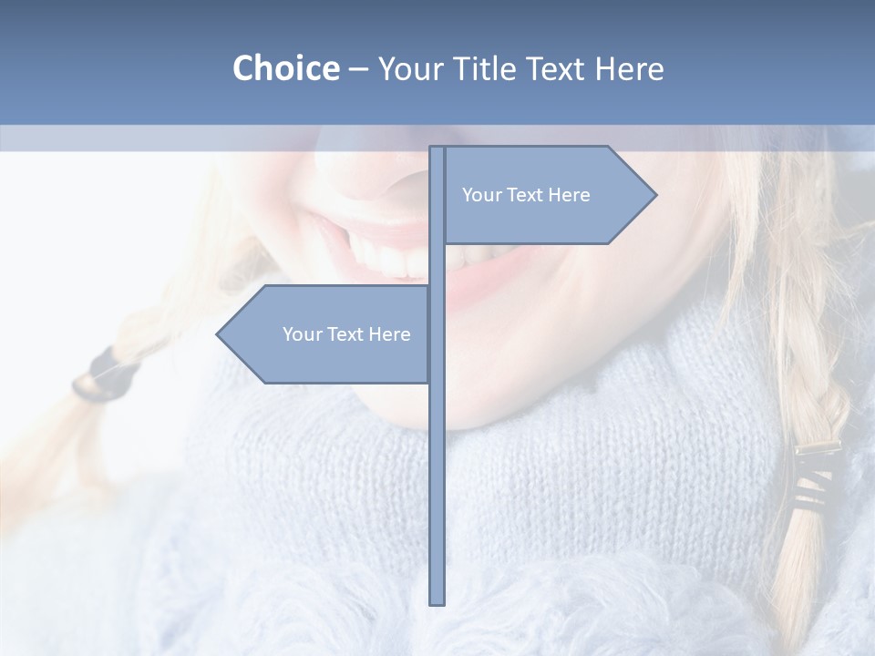 Headshot Fashion Isolated PowerPoint Template