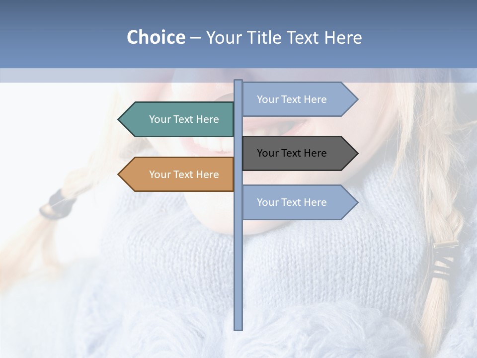 Headshot Fashion Isolated PowerPoint Template