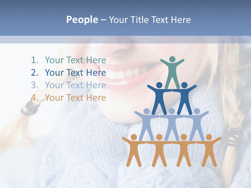 Headshot Fashion Isolated PowerPoint Template