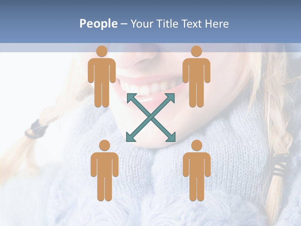 Headshot Fashion Isolated PowerPoint Template