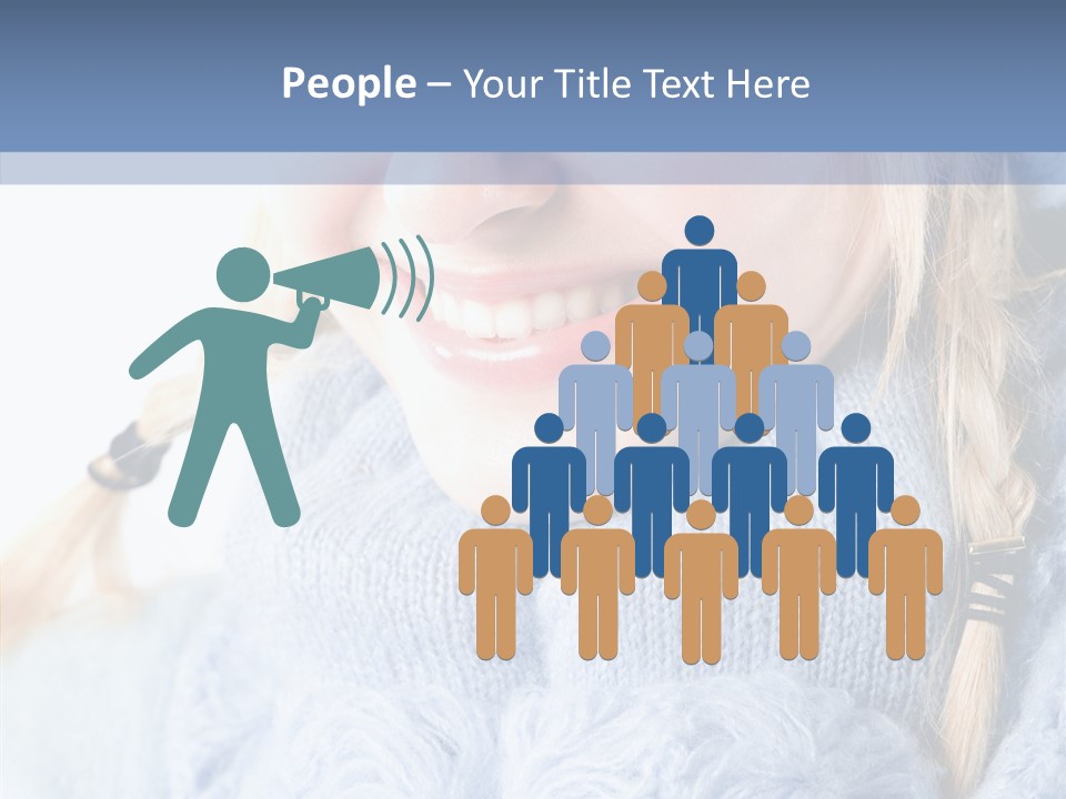 Headshot Fashion Isolated PowerPoint Template