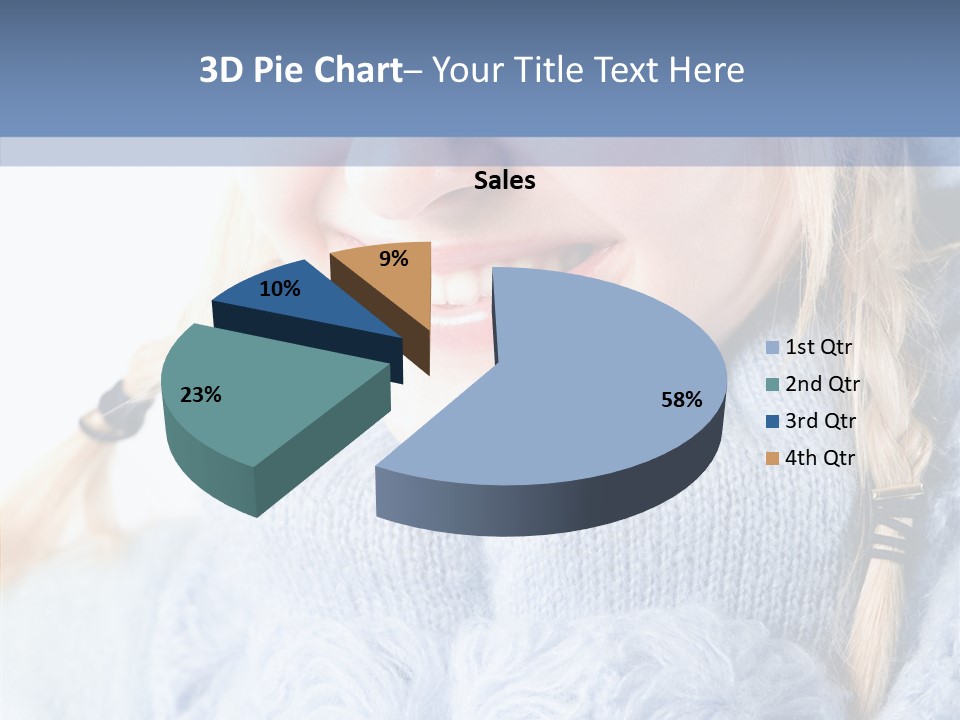 Headshot Fashion Isolated PowerPoint Template