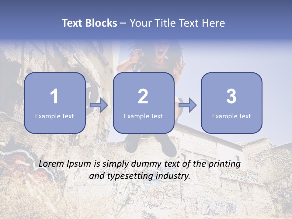 Caucasian Crying Emo PowerPoint Template