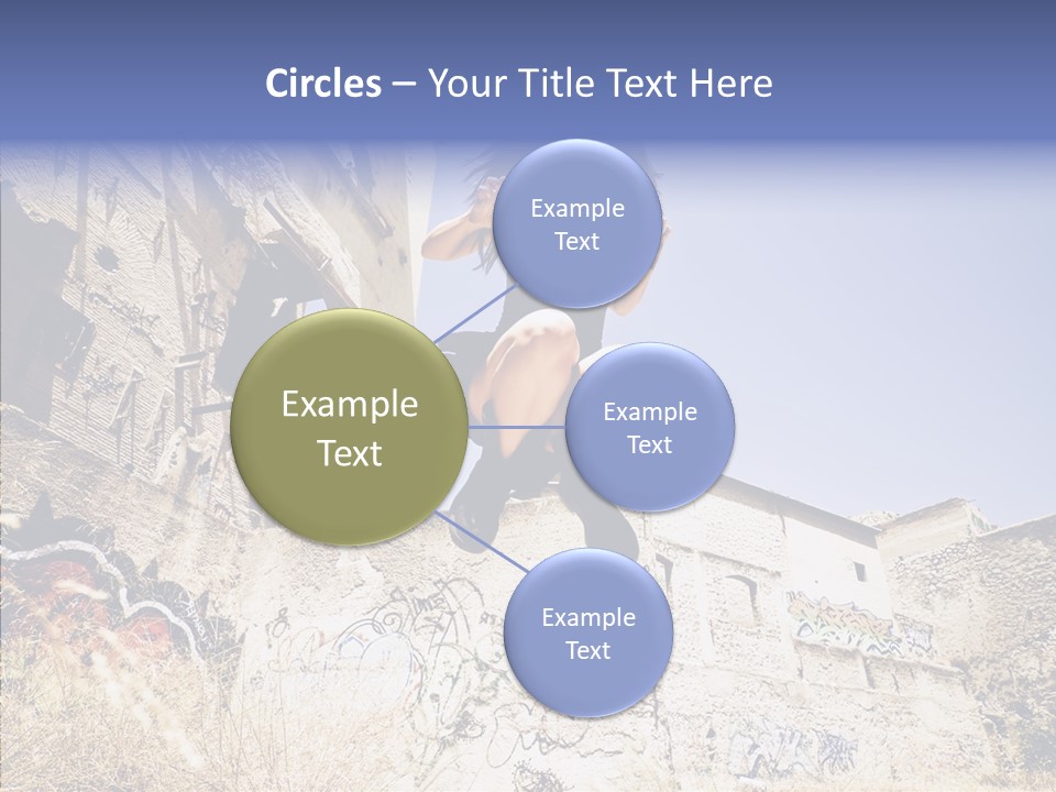 Caucasian Crying Emo PowerPoint Template