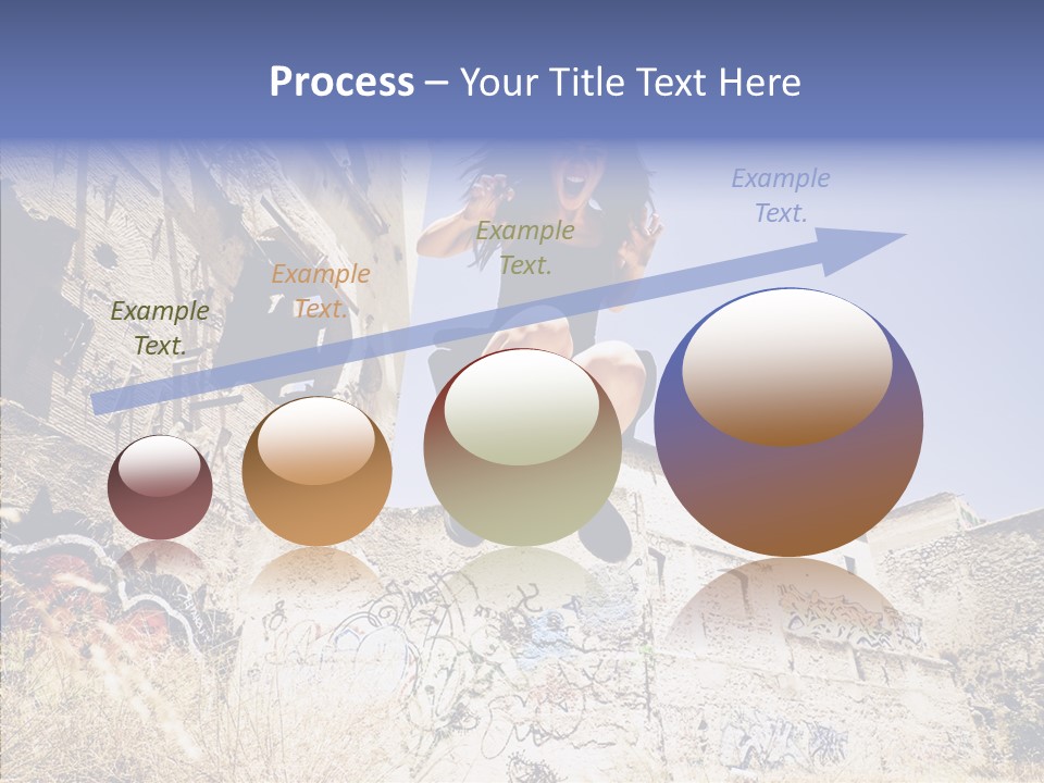 Caucasian Crying Emo PowerPoint Template
