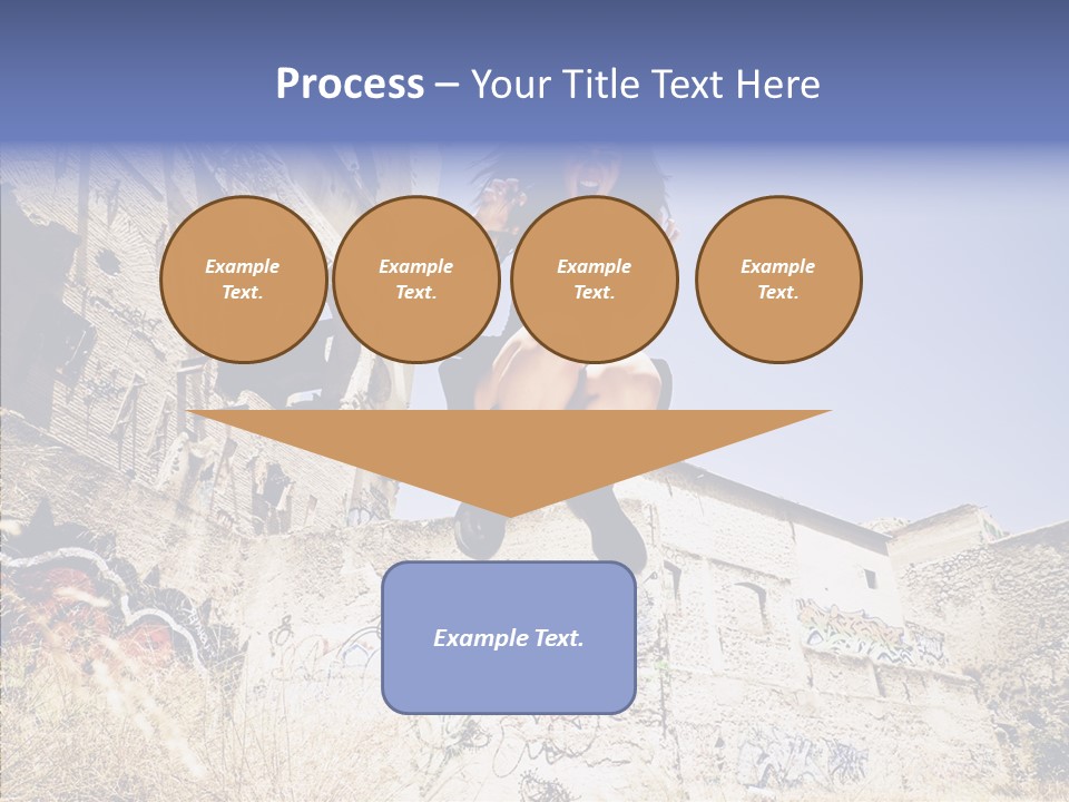 Caucasian Crying Emo PowerPoint Template