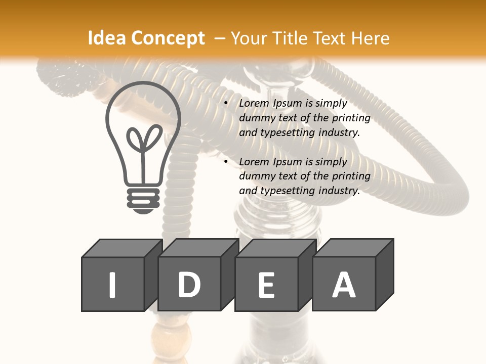 Nargile Conceptual Chill PowerPoint Template