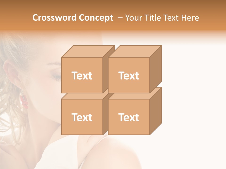 Bride Luxury Make Up PowerPoint Template