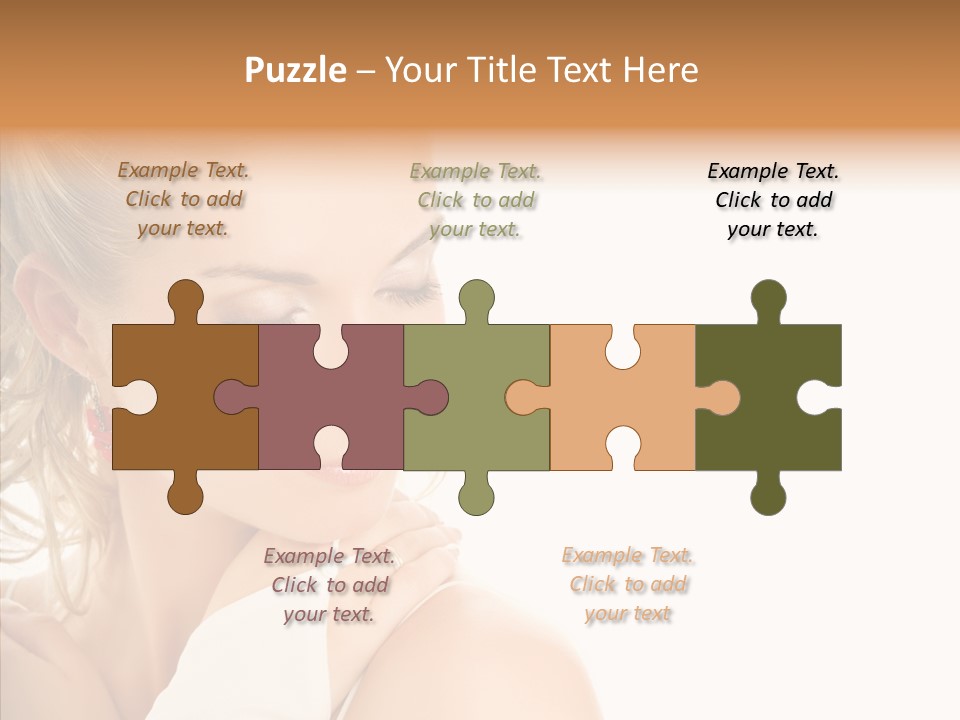 Bride Luxury Make Up PowerPoint Template