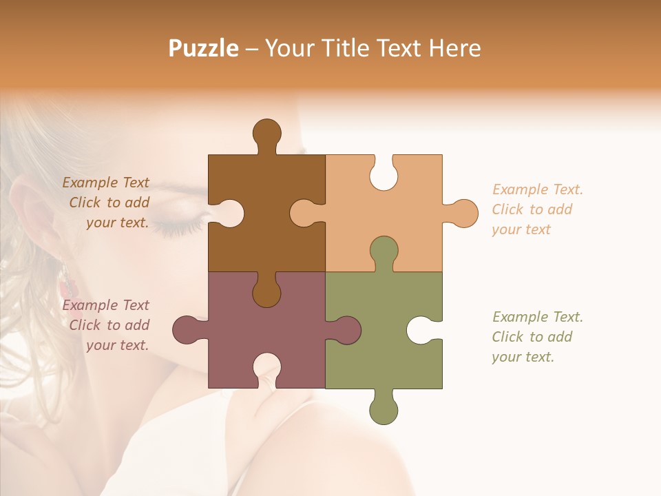 Bride Luxury Make Up PowerPoint Template