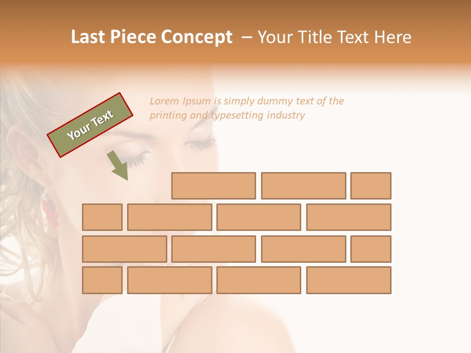 Bride Luxury Make Up PowerPoint Template