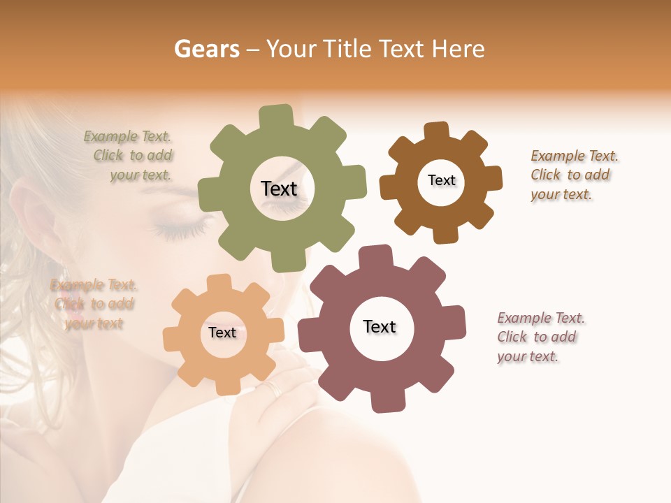 Bride Luxury Make Up PowerPoint Template