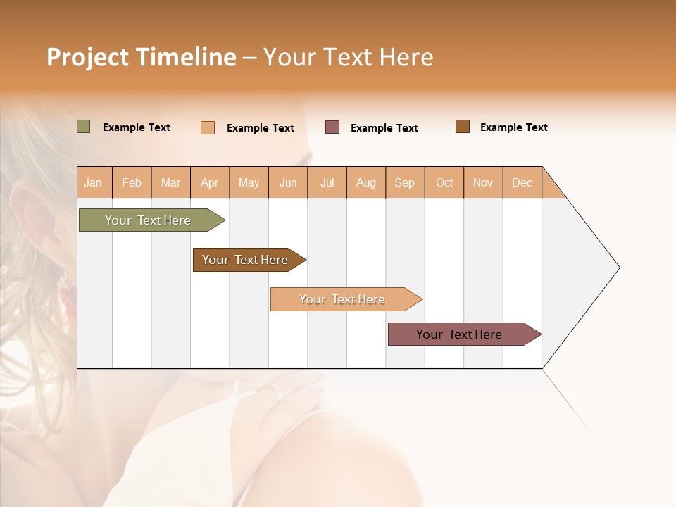 Bride Luxury Make Up PowerPoint Template