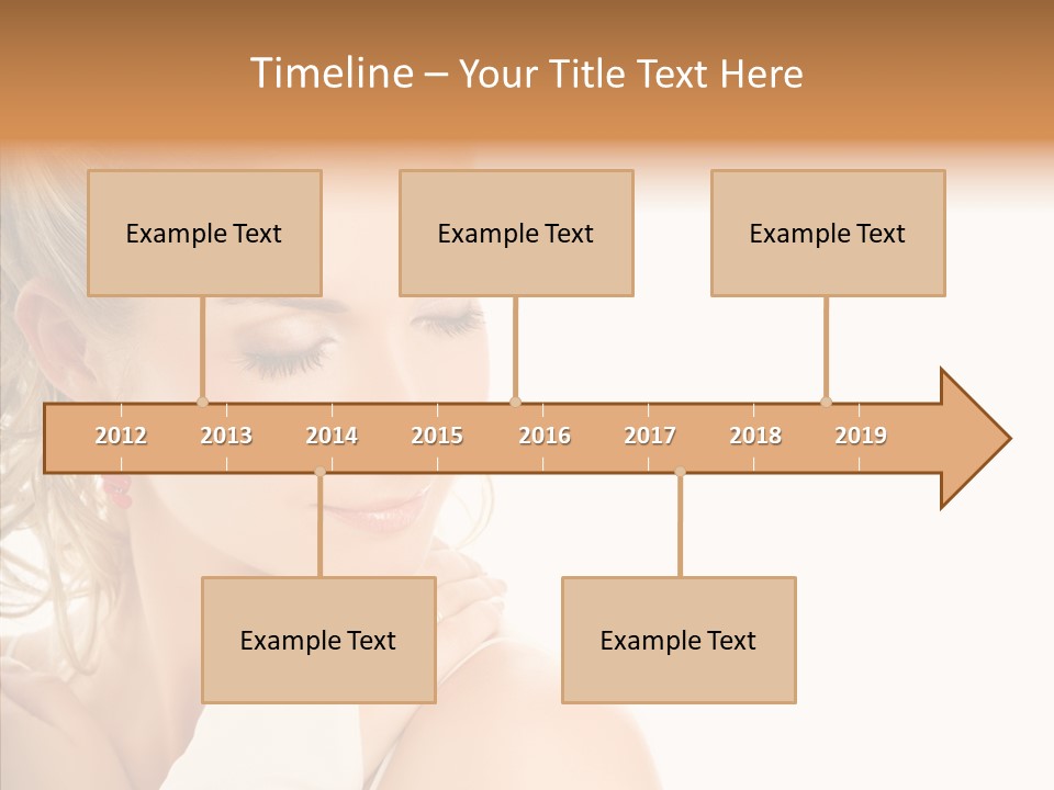 Bride Luxury Make Up PowerPoint Template