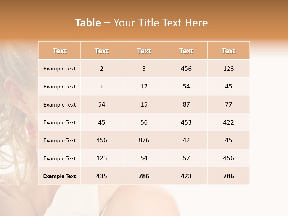 Bride Luxury Make Up PowerPoint Template