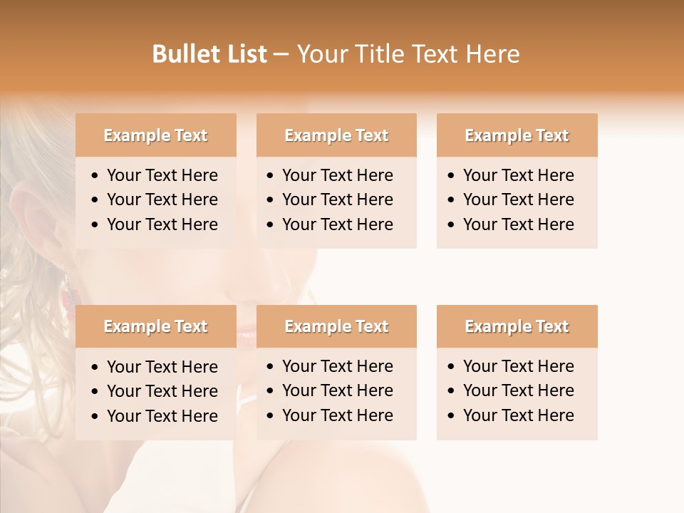 Bride Luxury Make Up PowerPoint Template