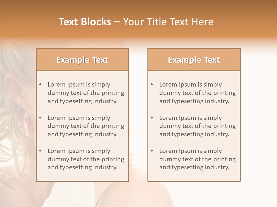 Bride Luxury Make Up PowerPoint Template