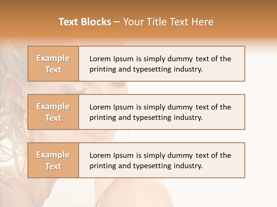 Bride Luxury Make Up PowerPoint Template