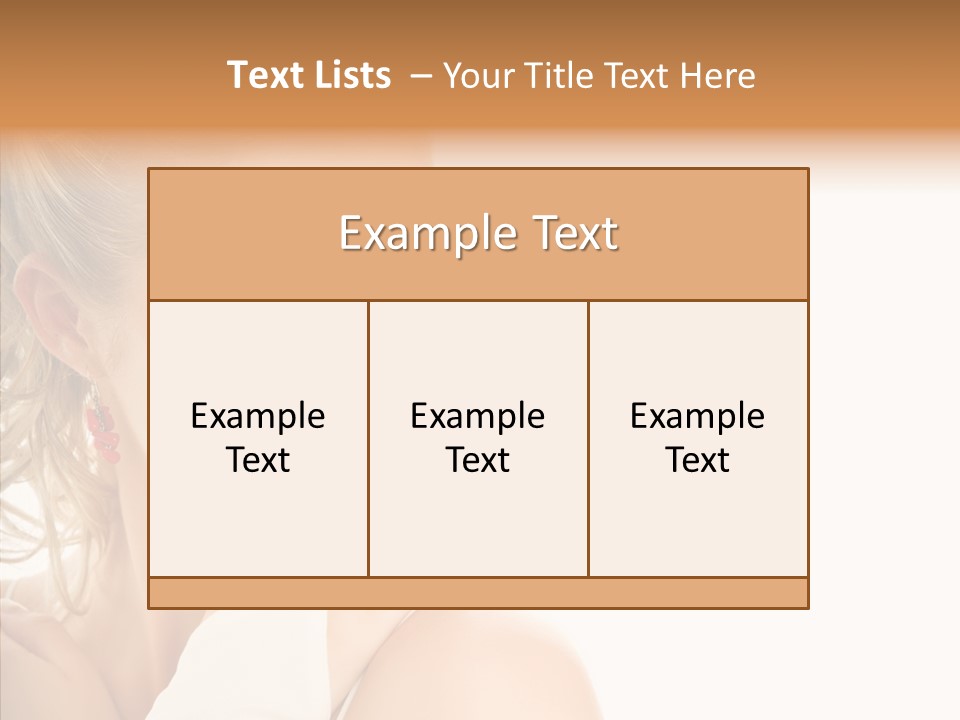 Bride Luxury Make Up PowerPoint Template