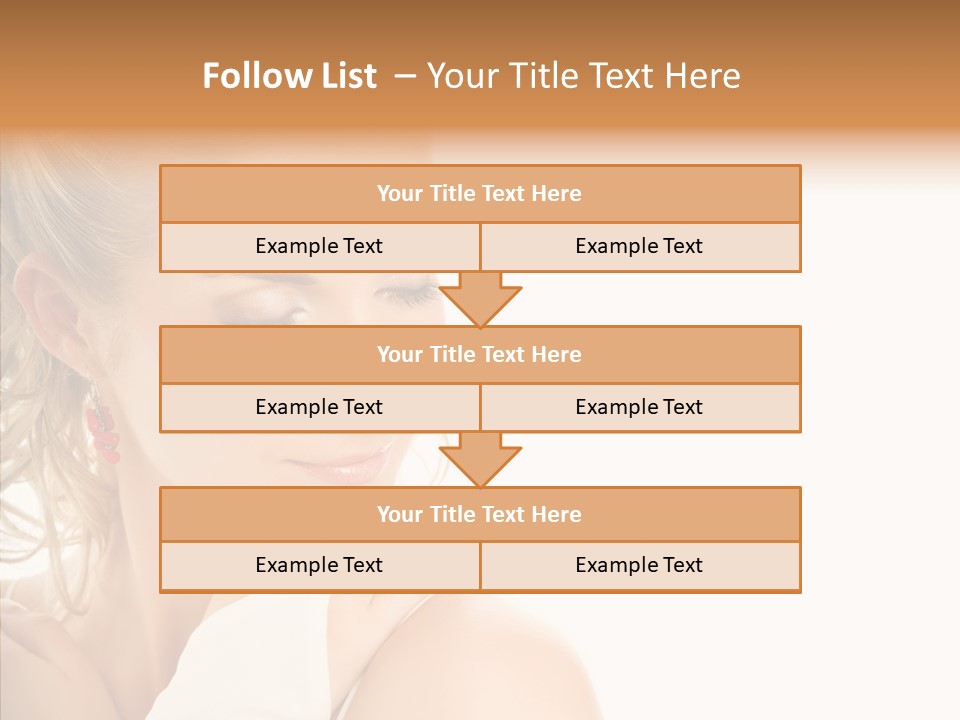 Bride Luxury Make Up PowerPoint Template