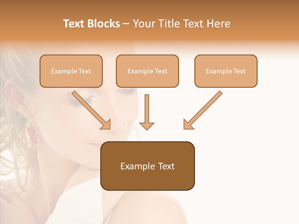 Bride Luxury Make Up PowerPoint Template