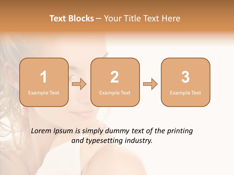 Bride Luxury Make Up PowerPoint Template