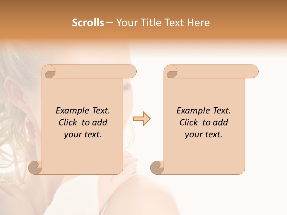 Bride Luxury Make Up PowerPoint Template