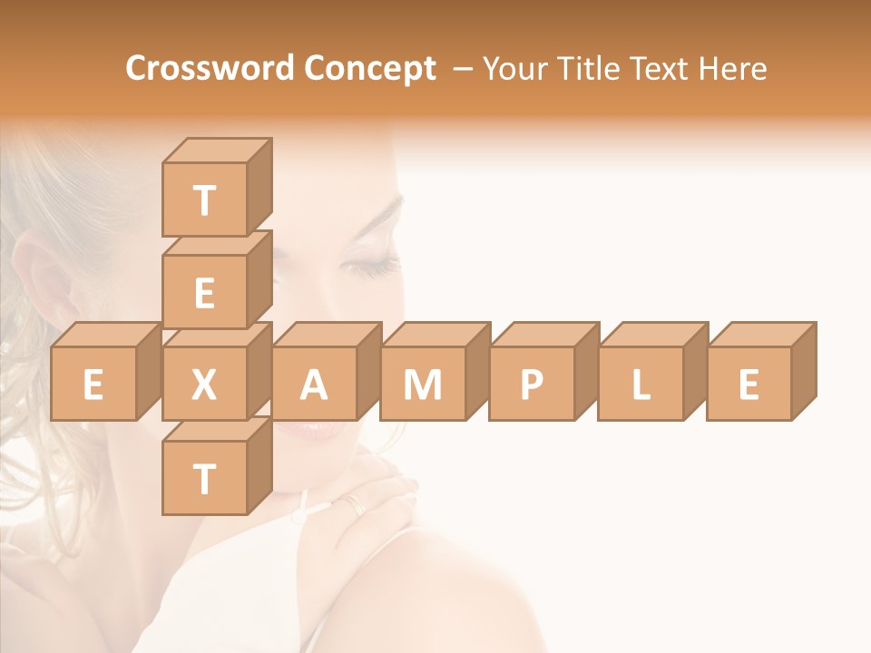 Bride Luxury Make Up PowerPoint Template