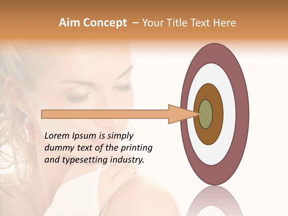 Bride Luxury Make Up PowerPoint Template