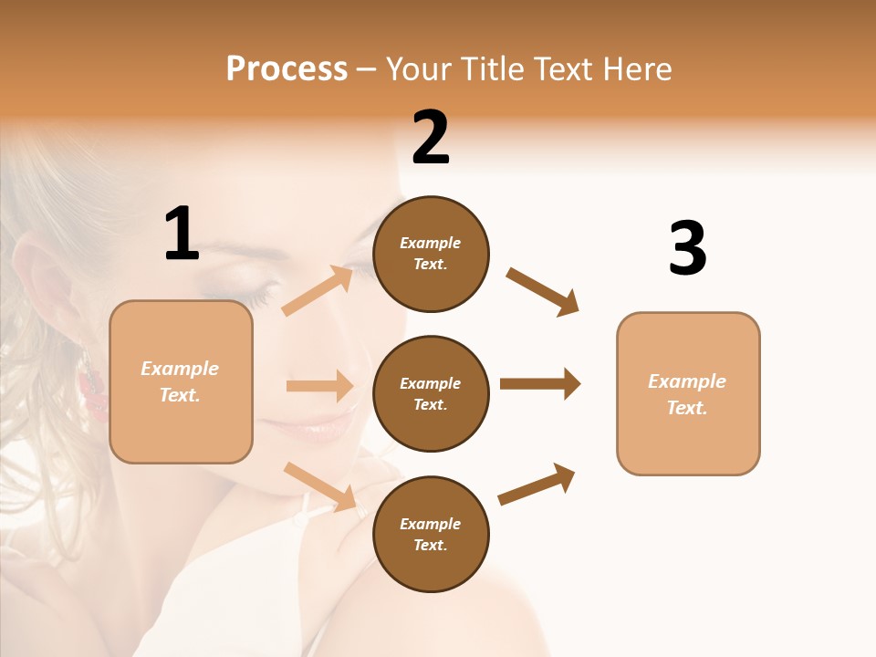 Bride Luxury Make Up PowerPoint Template