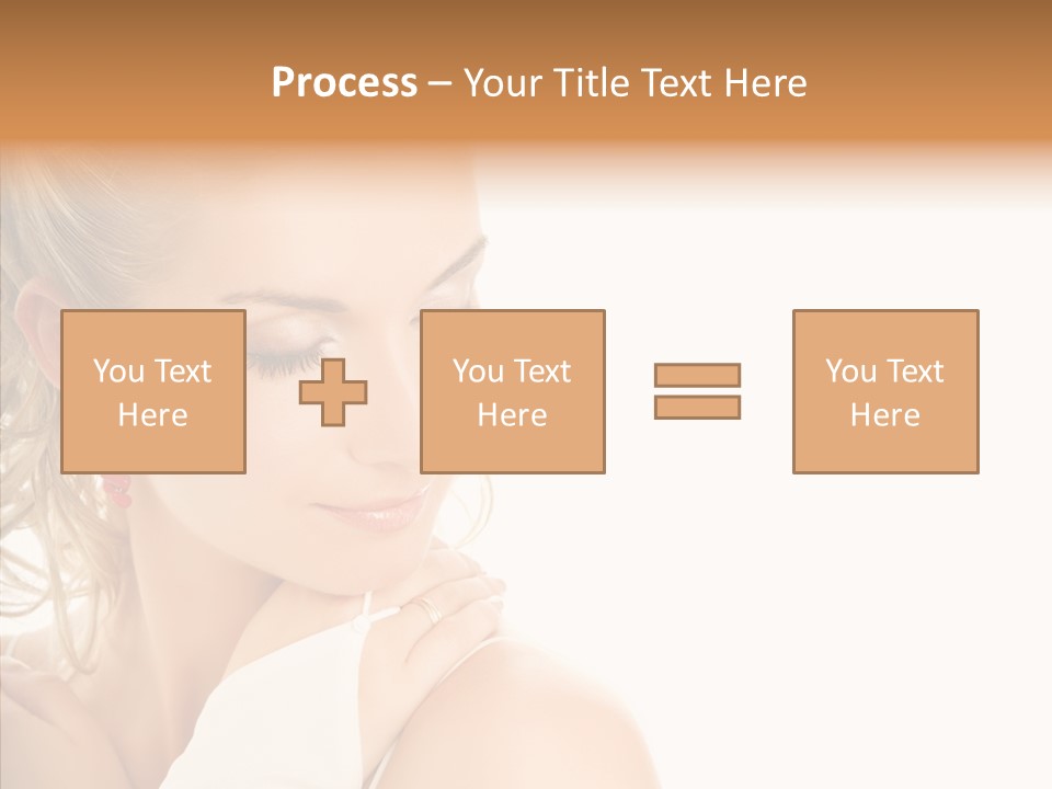 Bride Luxury Make Up PowerPoint Template