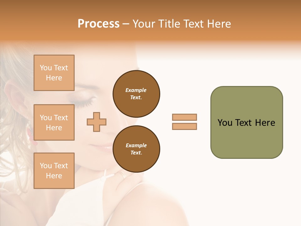 Bride Luxury Make Up PowerPoint Template