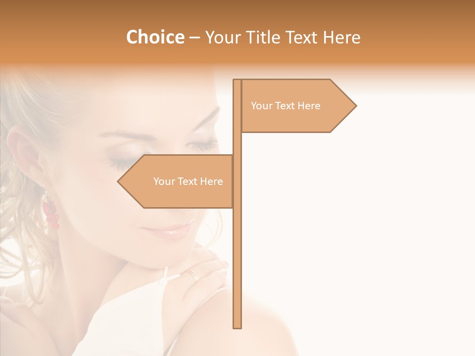 Bride Luxury Make Up PowerPoint Template