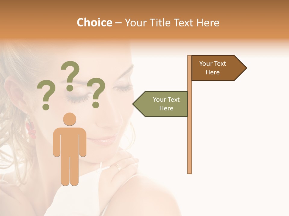 Bride Luxury Make Up PowerPoint Template