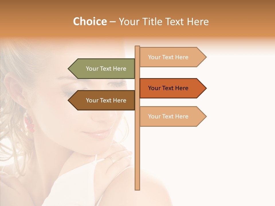 Bride Luxury Make Up PowerPoint Template